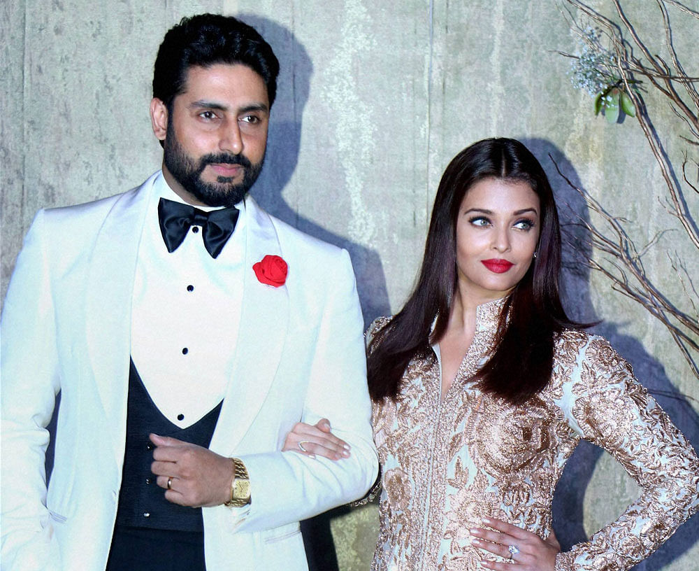 Abhishek Bachchan said he and his wife, actress Aishwarya Rai Bachchan, are still in early talks regarding filmmaker Anurag Kashyap's film. PTI Photo