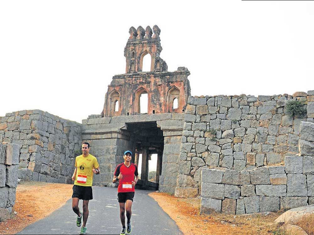new vistas  Combining running with sightseeing is becoming popular among Bengalureans.