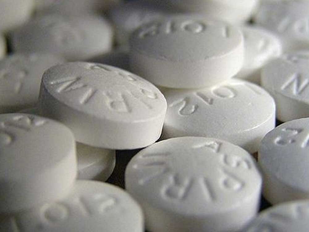 Aspirin tablets. Image courtsey Twitter.