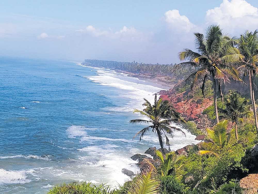 picturesque The North Cliff of Varkala.