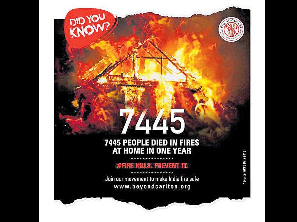 50% of deaths in commercial building fires are from K'taka