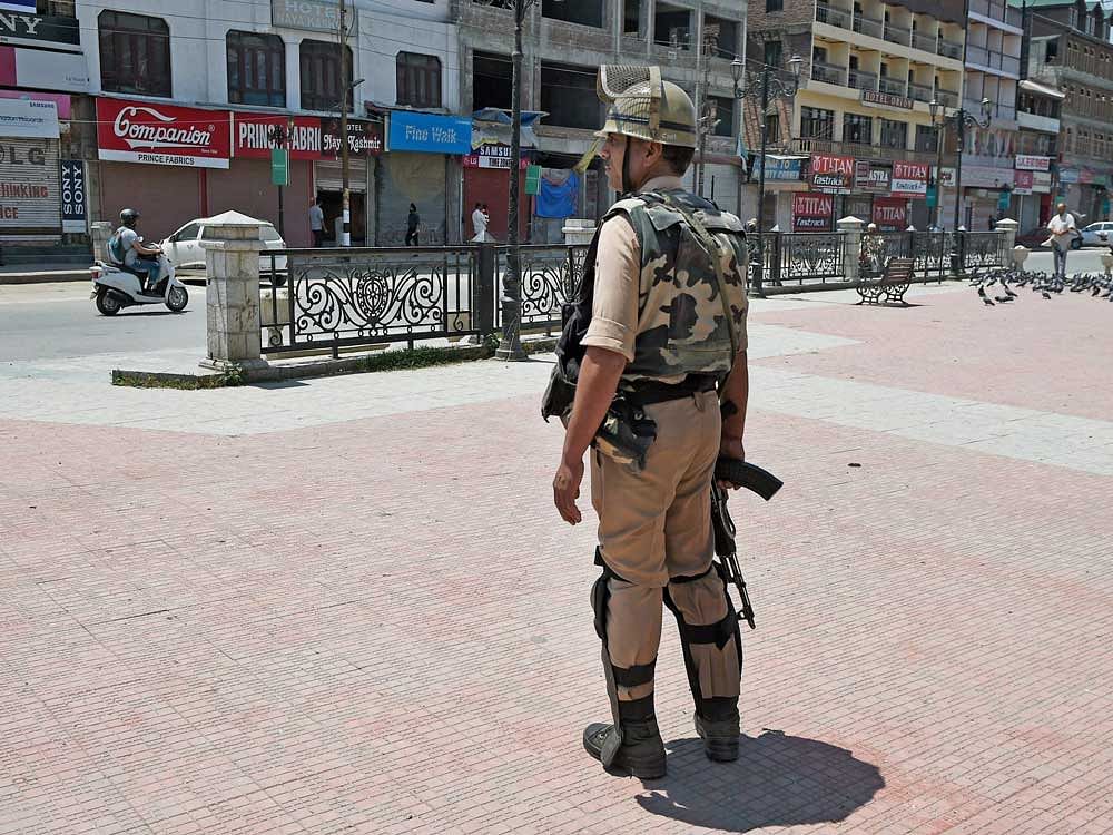 Restrictions were imposed in Srinagar, Kulgam and Pulwama districts, officials said. PTI file photo