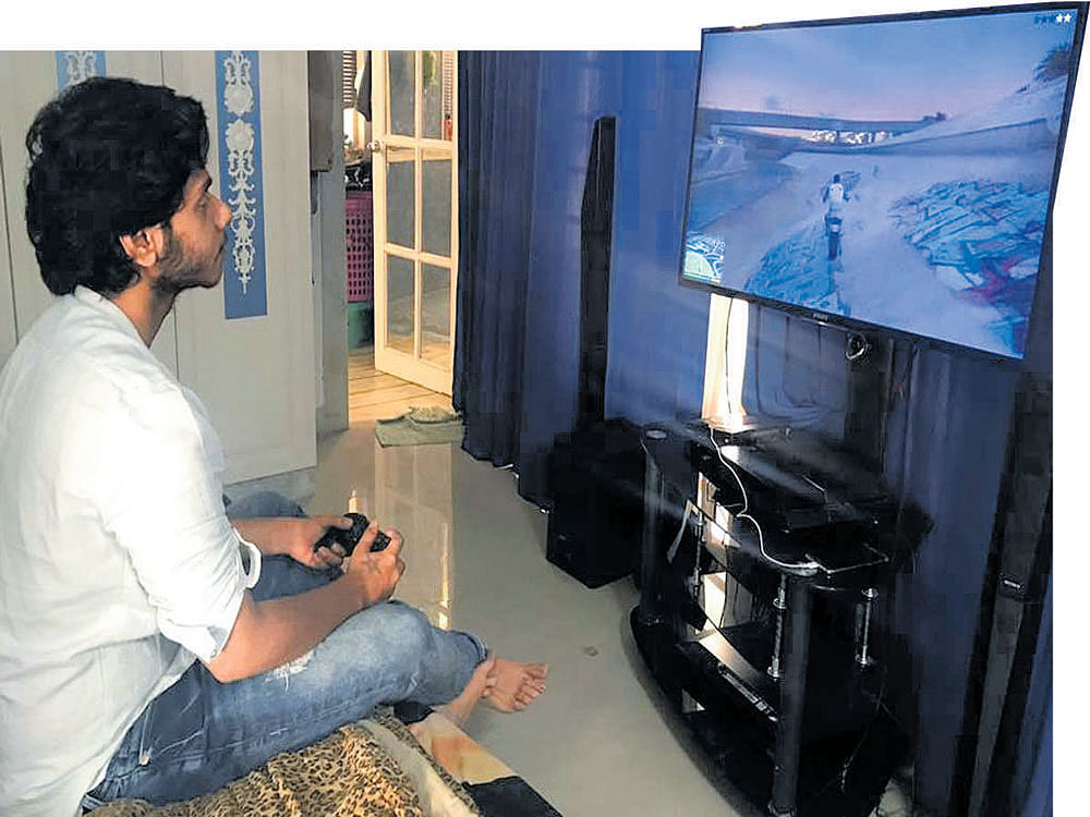 Youngsters, like Vaibhav Karkera, find gaming a source of relaxation.l