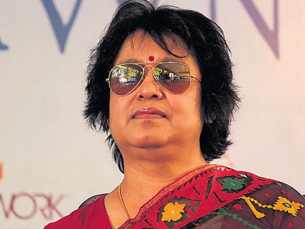Taslima, a citizen of Sweden, has been getting Indian visa on a continuous basis since 2004. File photo