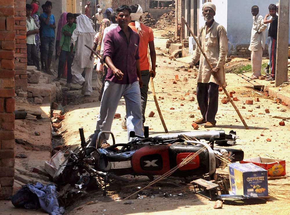 According to the police sources here, members of Dalit and Jat communities clashed at Gejha village in the district following a dispute over a trivial issue on Monday night. Press Trust of India file photo for representation only