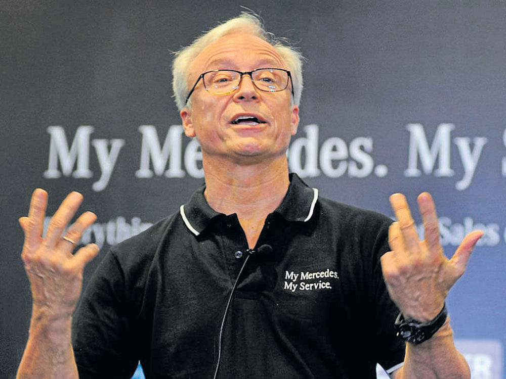 Mercedes-Benz India MD and CEO Roland Folger. DH&#8200;Photo