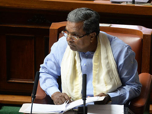 Chief Minister Siddaramaiah. DH Photo