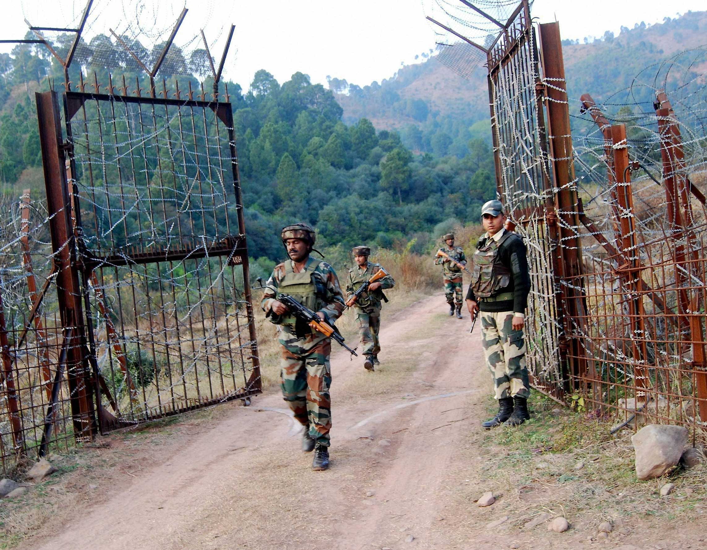 The BAT team carried out the attack from Poonch at 600 metres inside Indian territory, but were succesfully repelled. Photo credit: PTI.