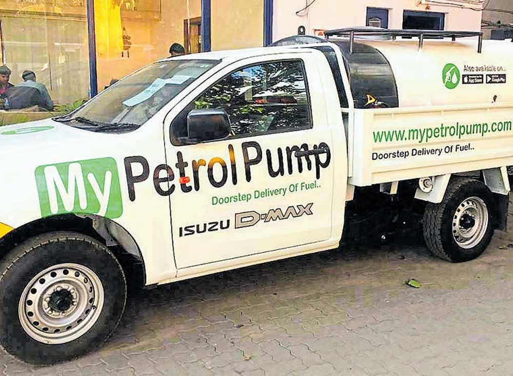 With a fleet of three tankers, MyPetrolPump also plans pilot runs in rural areas around Bengaluru.