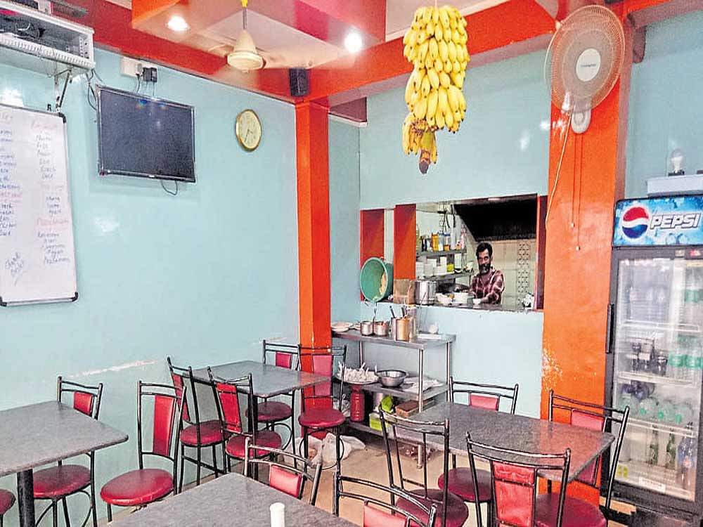 A glimpse of the eatery.