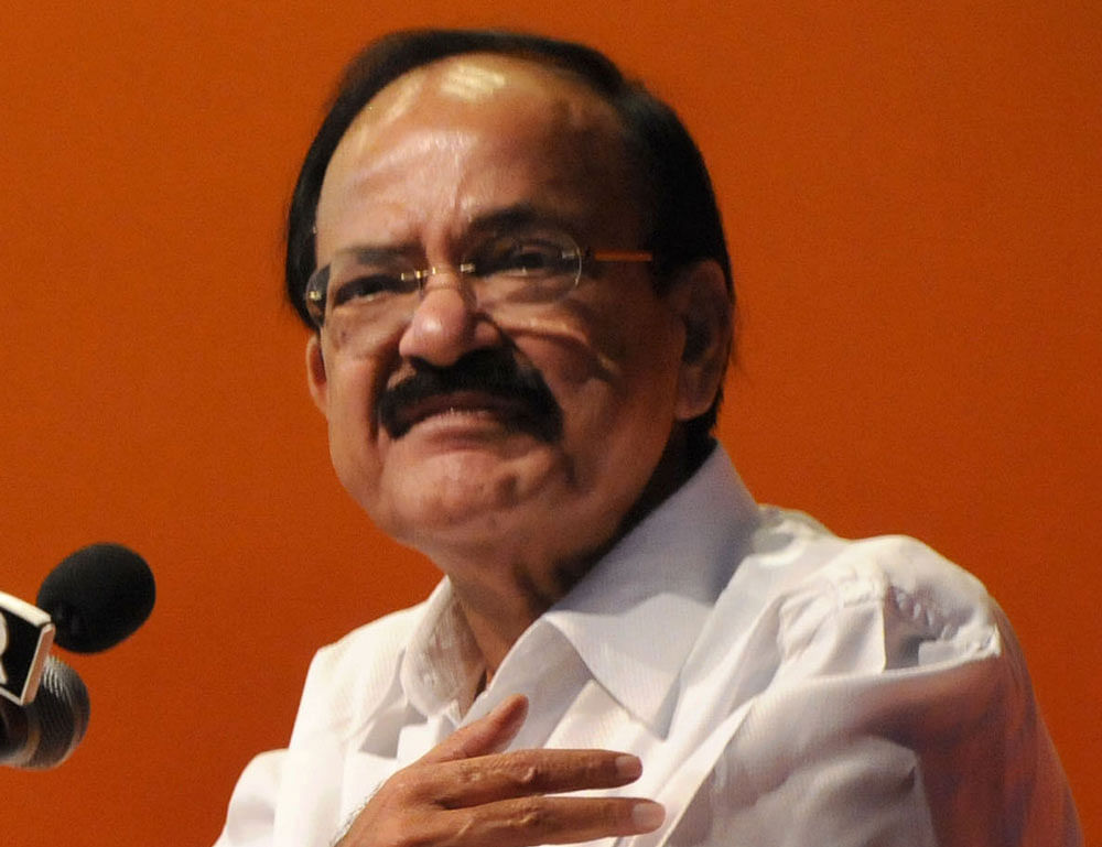 Union minister M Venkaiah Naidu today said Gandhian teachings are relevant at any point of time. DH Photo