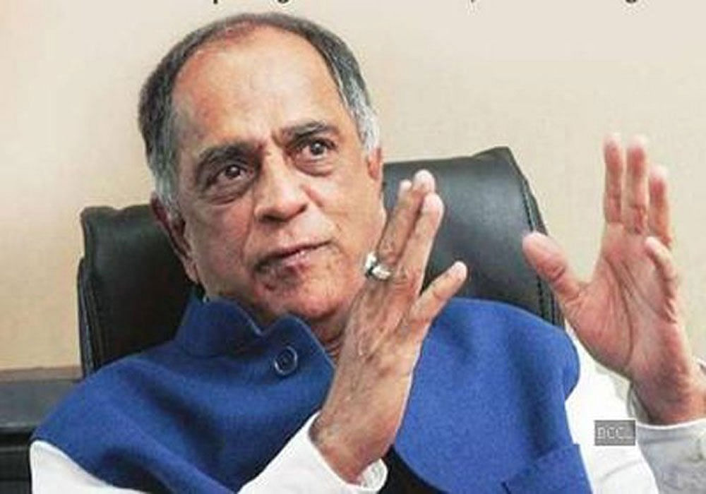 Nihalani has demanded 1 lakh votes to change his mind on the issue of allowing the word 'intercourse' in the upcoming film starring Shah Rukh Khan. Photo credit: twitter.