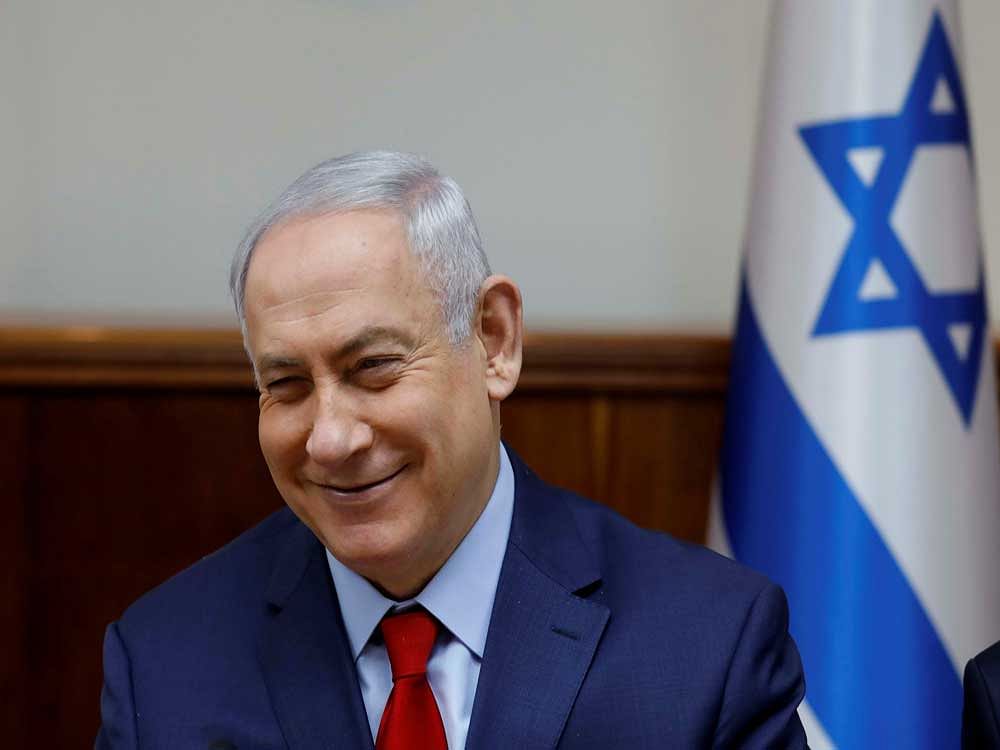 Prime Minister Benjamin Netanyahu today hailed his Indian counterpart Narendra Modi's upcoming visit to Israel. Reuters Photo