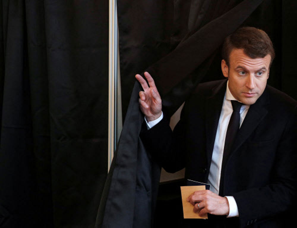 President Emmanuel Macron. Reuters Photo