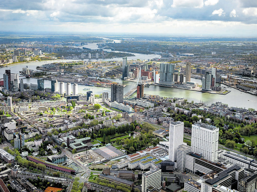 Rotterdam in the Netherlands has reinvented itself as a capital of environmental ingenuity. PHOTO CREDIT: Josh Haner/NYT