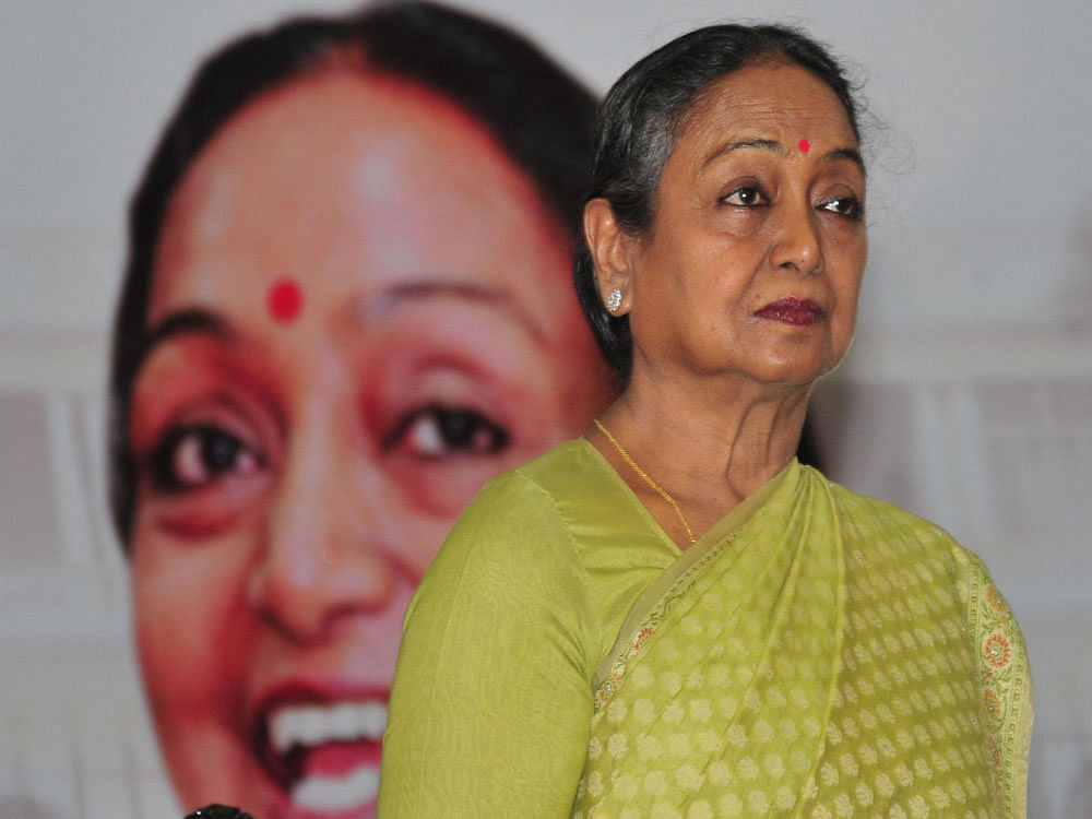 Opposition's nominee for the presidential polls Meira Kumar. PTI file photo