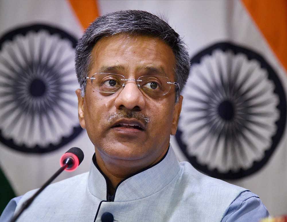Responding to a media query, External Affairs Ministry Spokesperson Gopal Baglay said the use of the term 'Indian- administered Jammu and Kashmir' merely affirmed Indian position that Syed Salahuddin had been involved in cross-border terrorism against India. PTI file photo