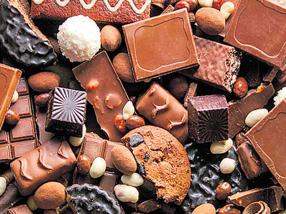 Eating chocolates regularly can help boost cognitive abilities and mental health. File Photo
