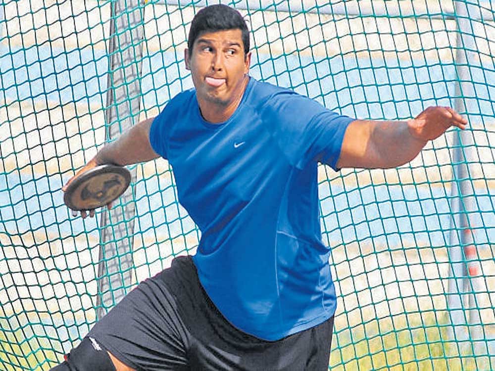 The uncertainty surrounding Vikas Gowda's participation in the Asian Athletics Championships could just turn out to be mere speculation. File Photo