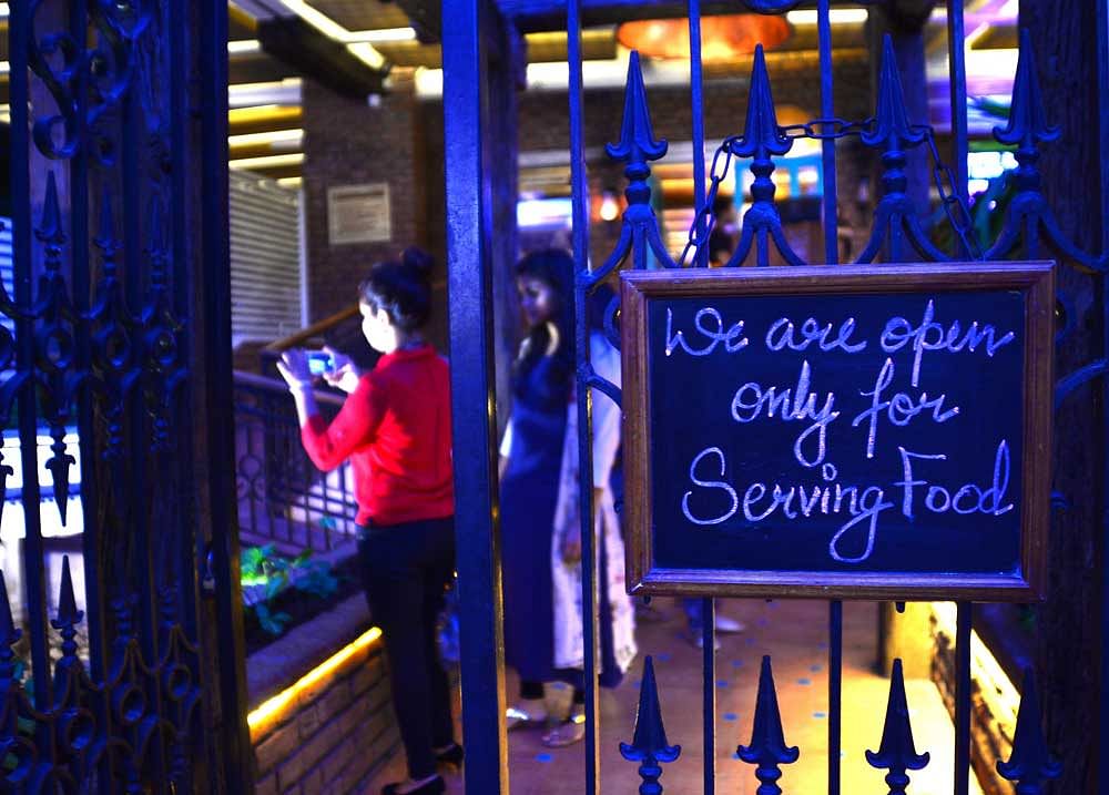 Pubs and resto-bars near MG Road have not been serving liquor since.