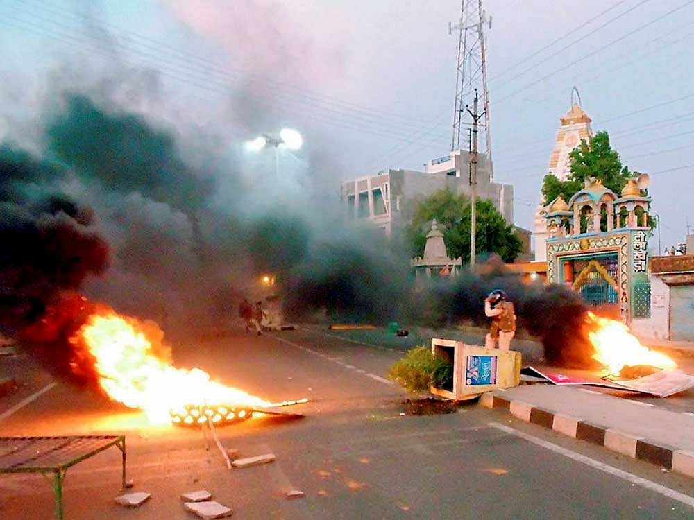 On June 6, five farmers were killed as the agitation by peasants demanding a loan waiver and remunerative prices for their produce turned violent in Mandsaur. pti file photo