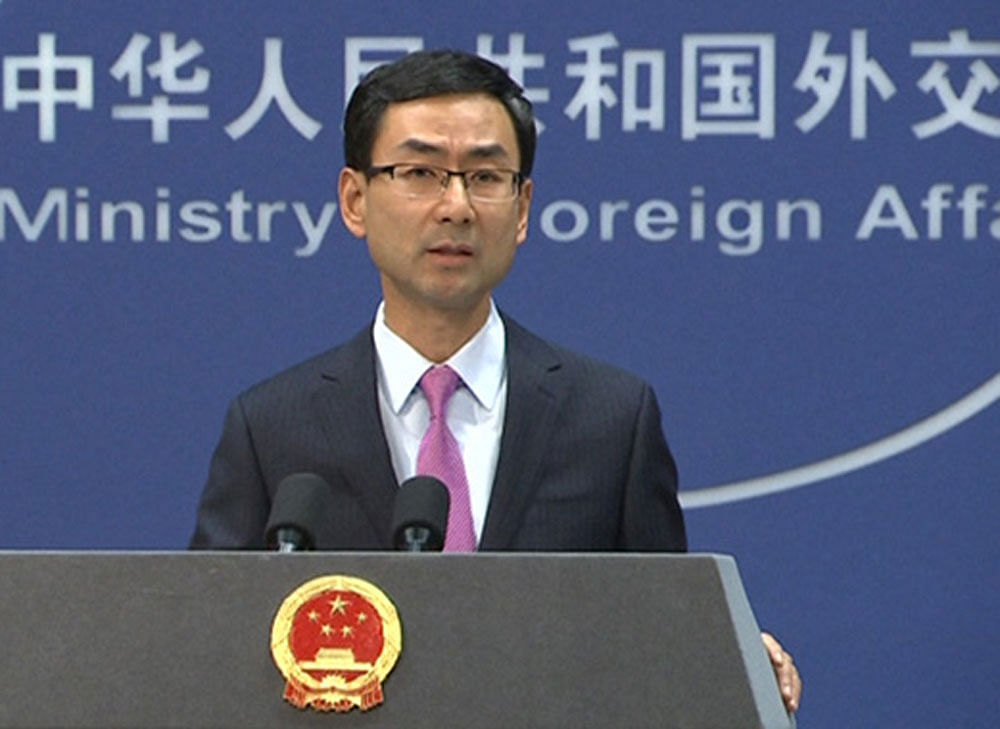 Chinese Foreign Ministry spokesman Gen Shuang. Reuters file photo