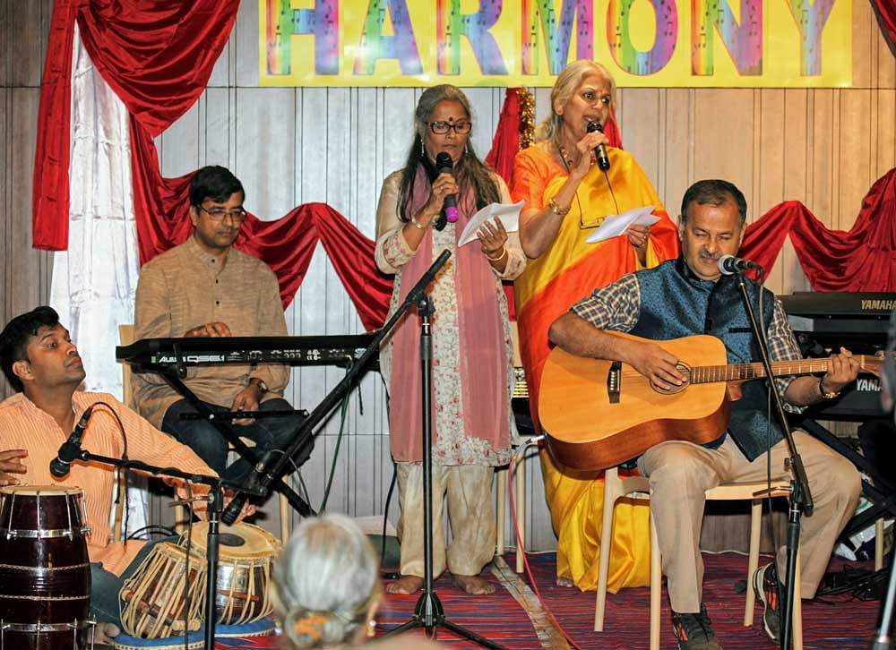 Under the group Harmony, senior citizens are involved in various programmes such as singing and dancing.