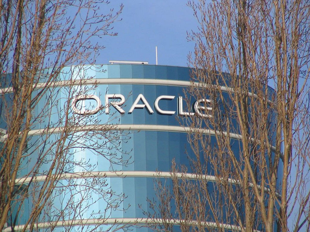 Oracle announced four Digital Hubs to help boost SMBs, with the first one opening in Bengaluru. Photo credit: twitter.