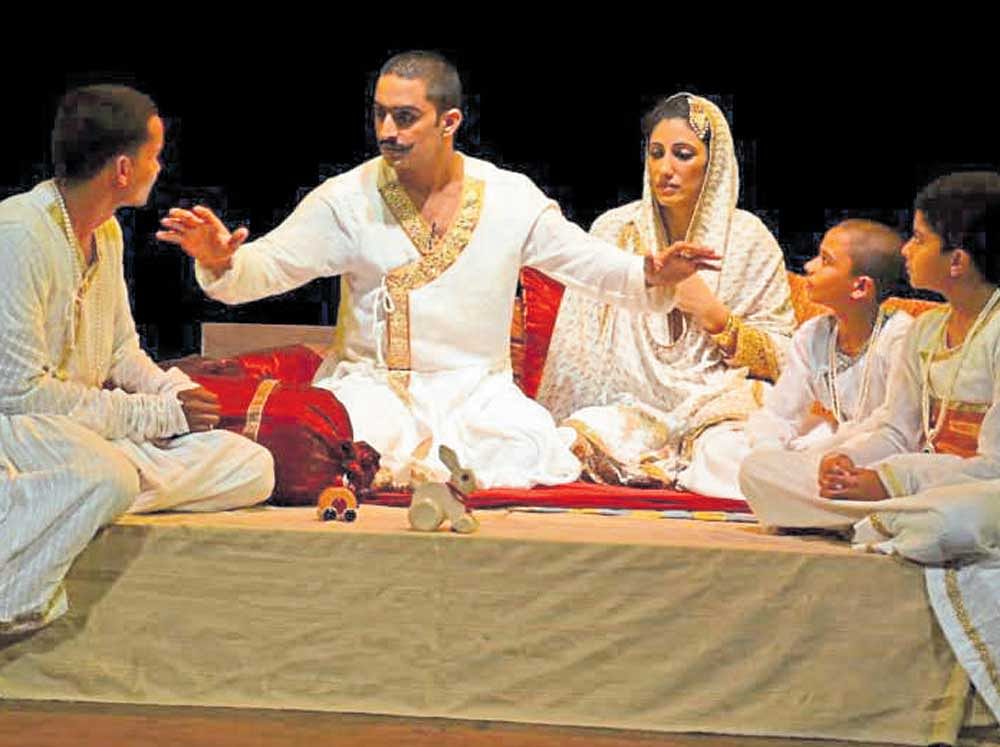 A scene from the Hindustani play 'Tipu Sultan Ke Khwaab', which will be staged at  Chowdiah Memorial Hall in Bengaluru on July 13 and 14 at 7 pm.