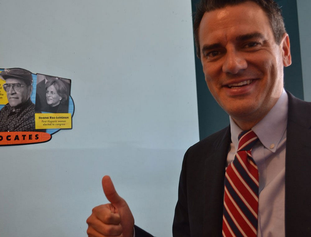 Kevin Yoder became the lead sponsor of an act that is intended to reform the USA's green card processing platform. Photo credit: twitter/RepKevinYoder.