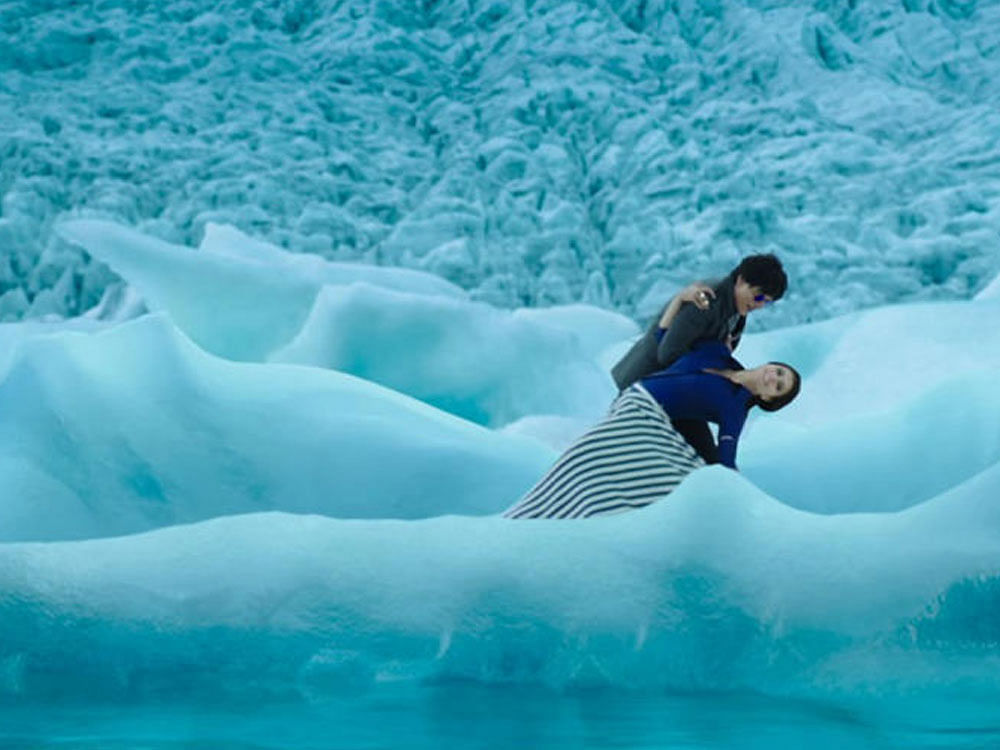 Exotic locations in Bollywood films, like Iceland (above), are attracting travellers from the city.