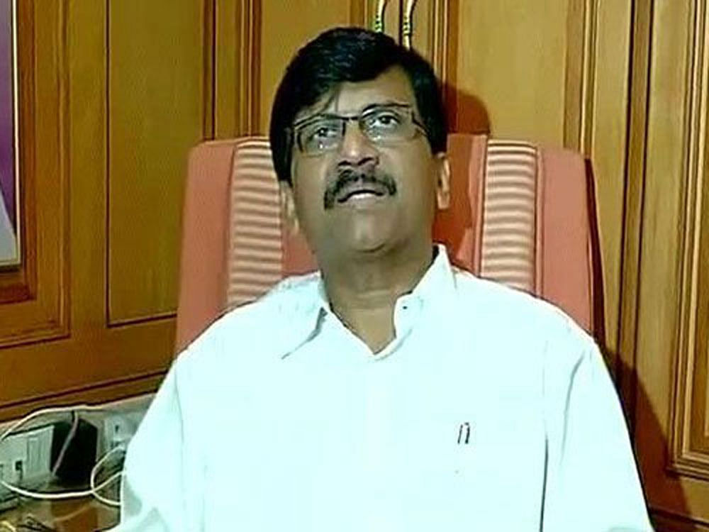 Sanjay Raut condemned the Siddaramaiah government's move to form a panel to look into having a separate flag for Karnataka as 'unconstitutional'. PTI file photo.