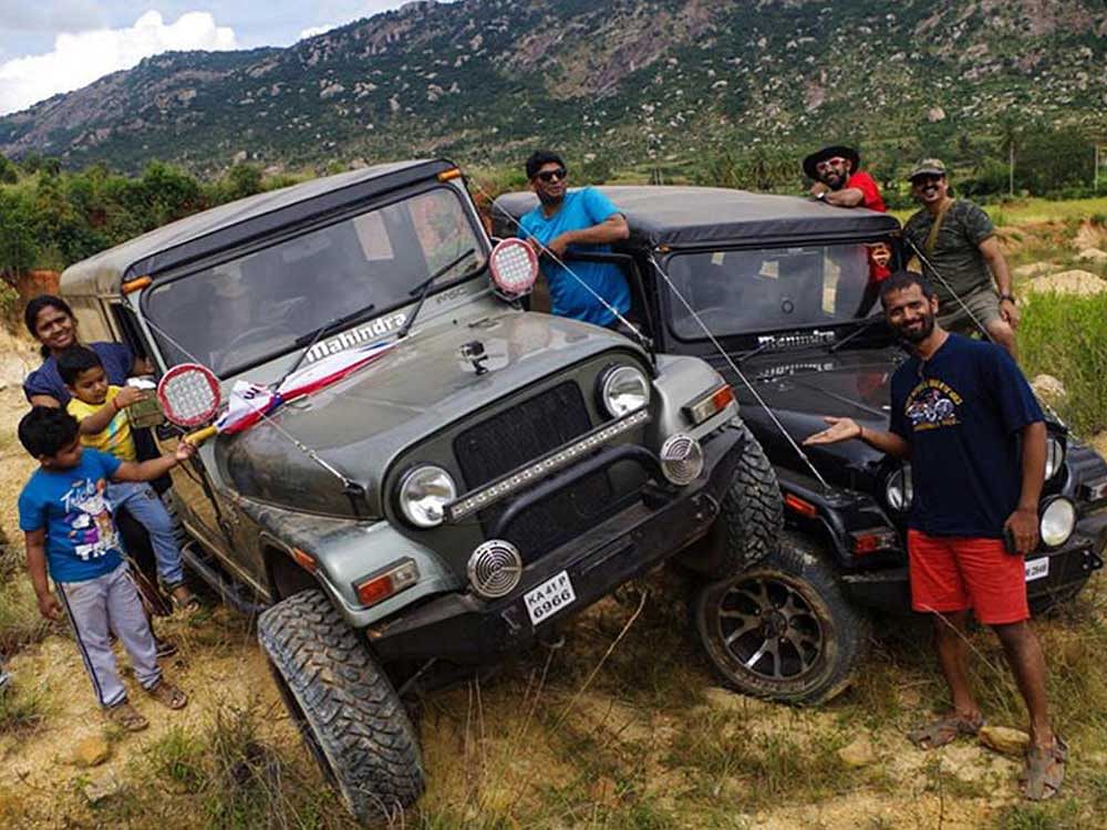 Off-roading is really a test of the man and his machine, believes Nithyananda M G, member of 'Off Roaders'.