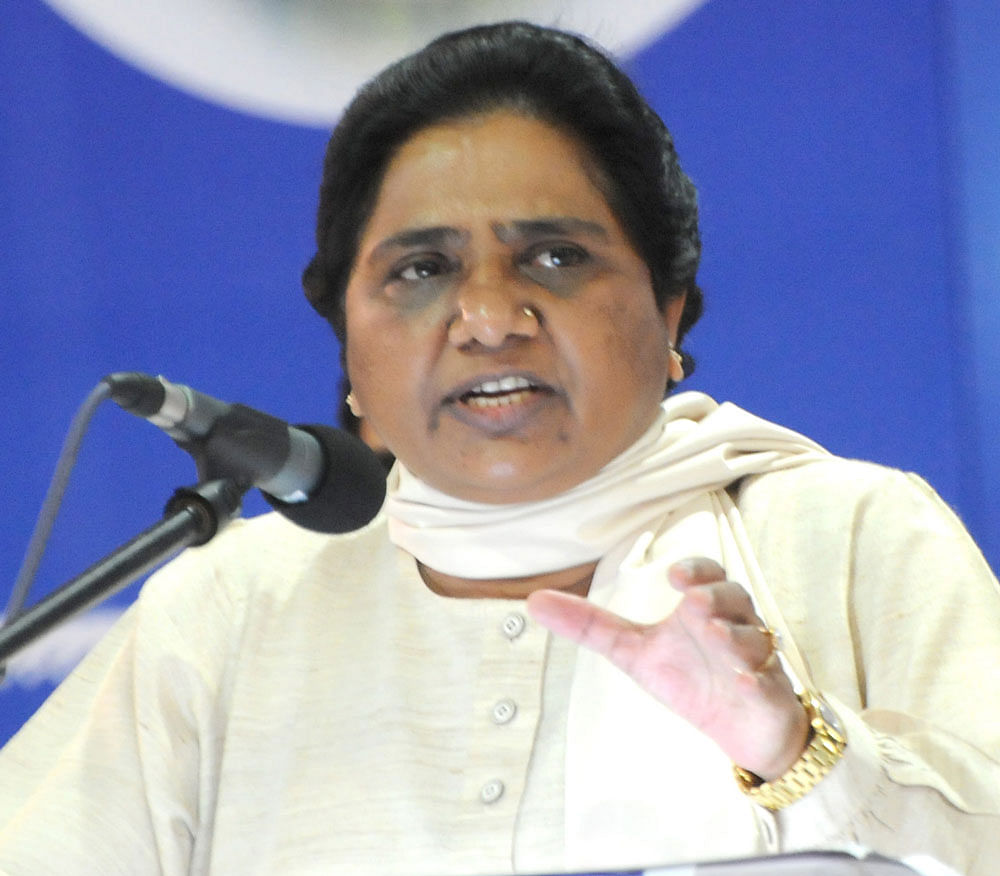 Bahujan Samaj Party (BSP) chief Mayawati. DH file photo