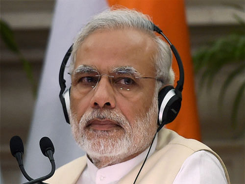 Launched on October 3, 2014, Modi addresses the nation every month in 'Mann Ki Baat' programme. PTI File Photo