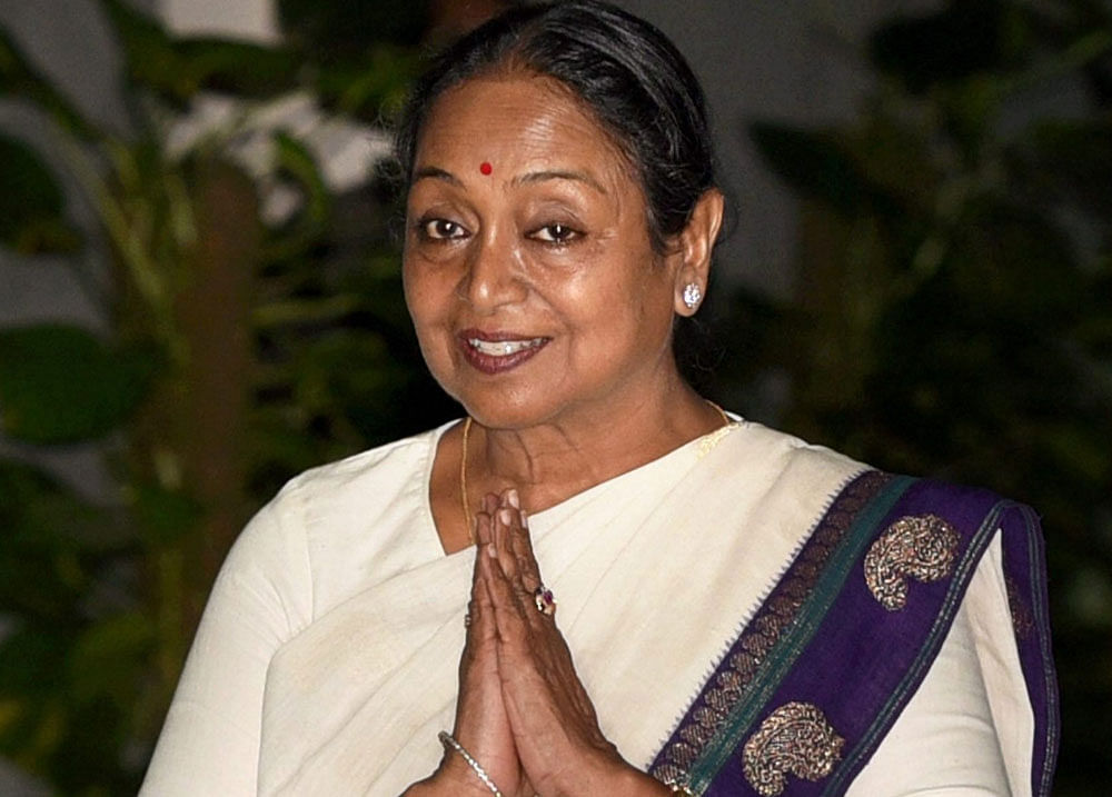 Meira Kumar has urged the electoral college to listen to their 'conscience' when voting during the Presidential election. PTI photo.