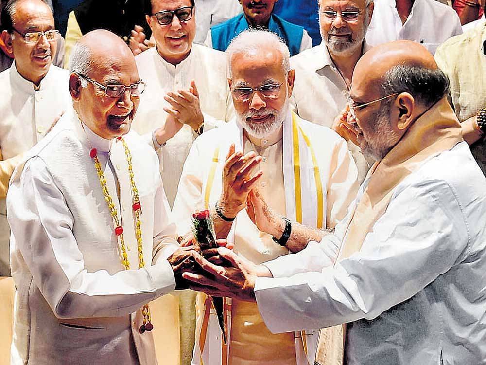 Ram Nath Kovind is the first BJP member to occupy the Rashtrapati Bhavan.