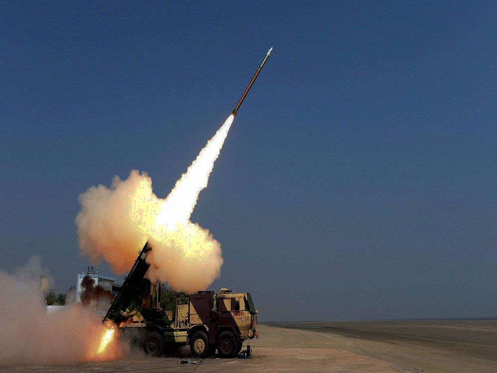 India signed a commercial deal with Israel to buy the medium-range surface-to-air missiles. PTI file photo
