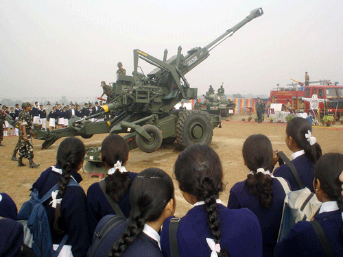 China-made parts camouflaged as 'Made in Germany' found their way to the production line of indigenised Bofors guns used by the army, prompting the CBI to file a case against a Delhi-based company. PTI file photo