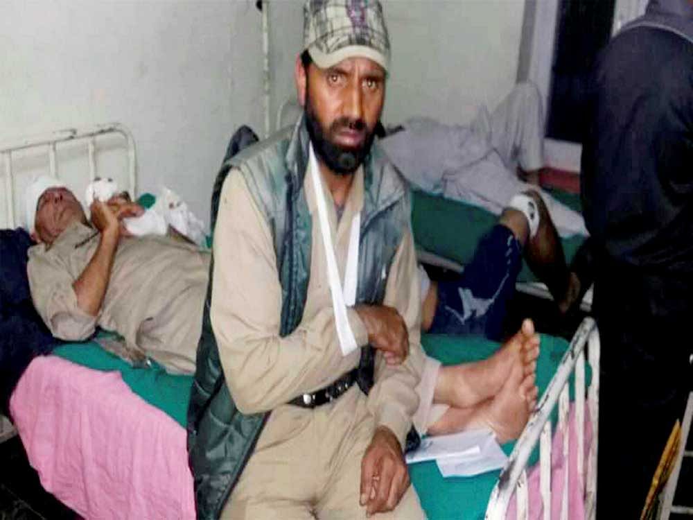 Police have registered a case FIR against the army men for attacking a police station and thrashing cops on duty. The injured policemen were shifted to a hospital. PTI photo
