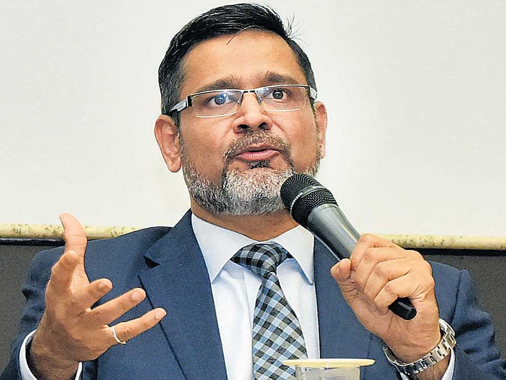 Challenging times: Abidali Z Neemuchwala. DH Photo by S K Dinesh