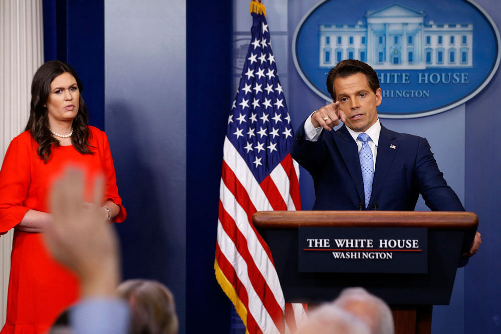 Anthony Scaramucci said that the thing that needs to be fixed is the White House's relation with the media. Reuters photo.