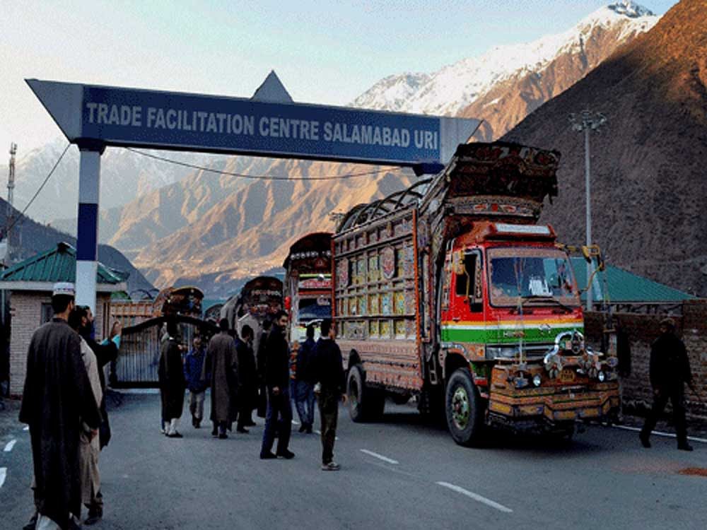 He said no reasons were given for suspending the trade, which takes place from Tuesday to Friday every week between the traders of Jammu and Kashmir and PoK. file photo