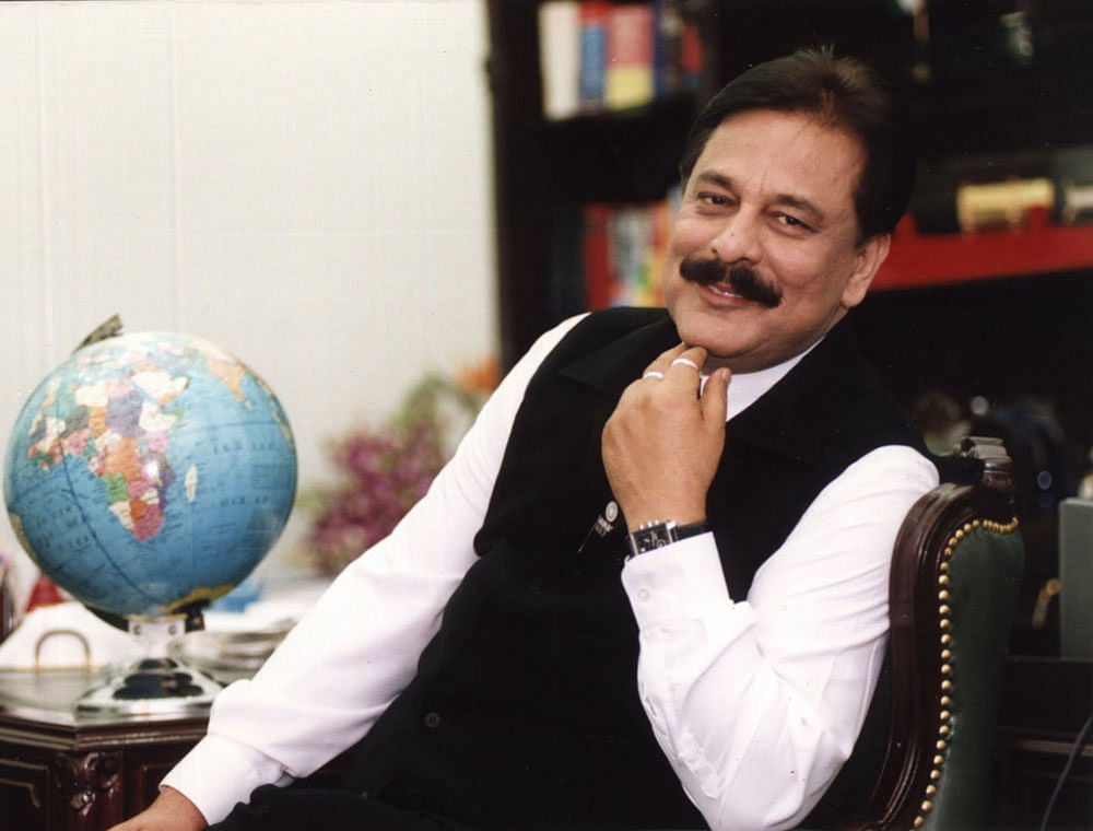 Sahara Group chief Subrata Roy. PTI file photo