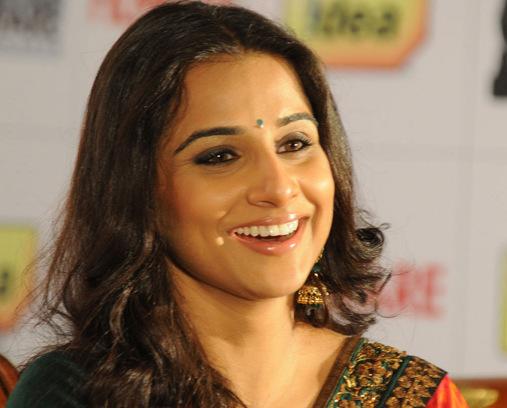 Bollywood but actress Vidya Balan. DH File Photo