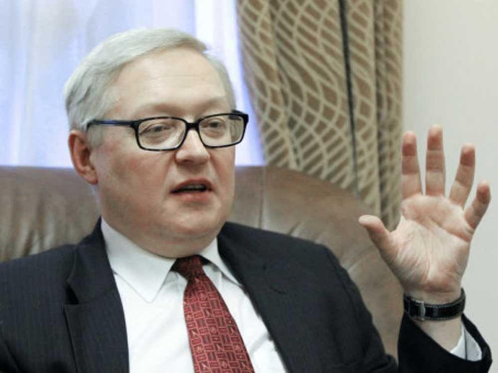 Ties between Russia and the US plummeted to their lowest point since the Cold War after the Kremlin's seizure of Crimea from Ukraine in 2014 saw Washington impose sanctions on Moscow. In picture:  Sergei Ryabkov Photo via Twitter