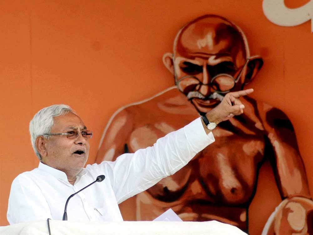 Nitish Kumar won the trust vote comfortably with 131 votes against the opposition's 108. Photo credit: PTI.