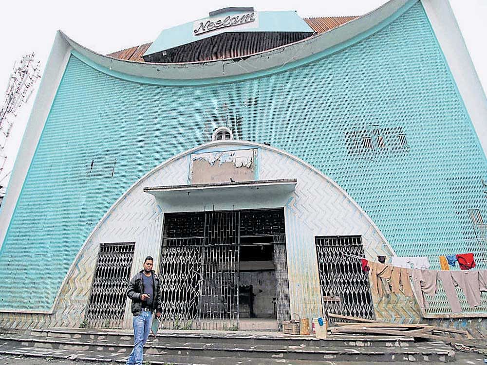 Once a famed Neelam theatre in Srinagar. Umer Asif