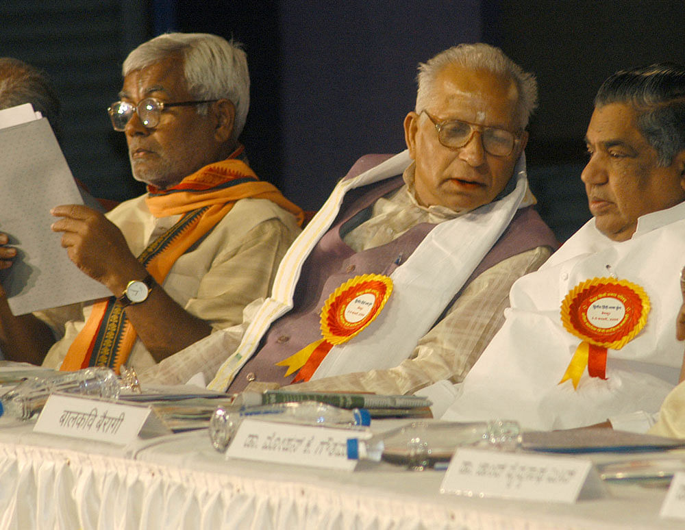 Hukumdev Narayan Yadav (Left) also slammed the opposition for questioning the Narendra Modi government. file photo.