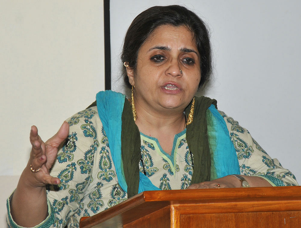 Teesta Setalvad was questioned in the Supreme Court in connection with a fabrication of evidence hearing in the post-Godhra riots case. file photo.